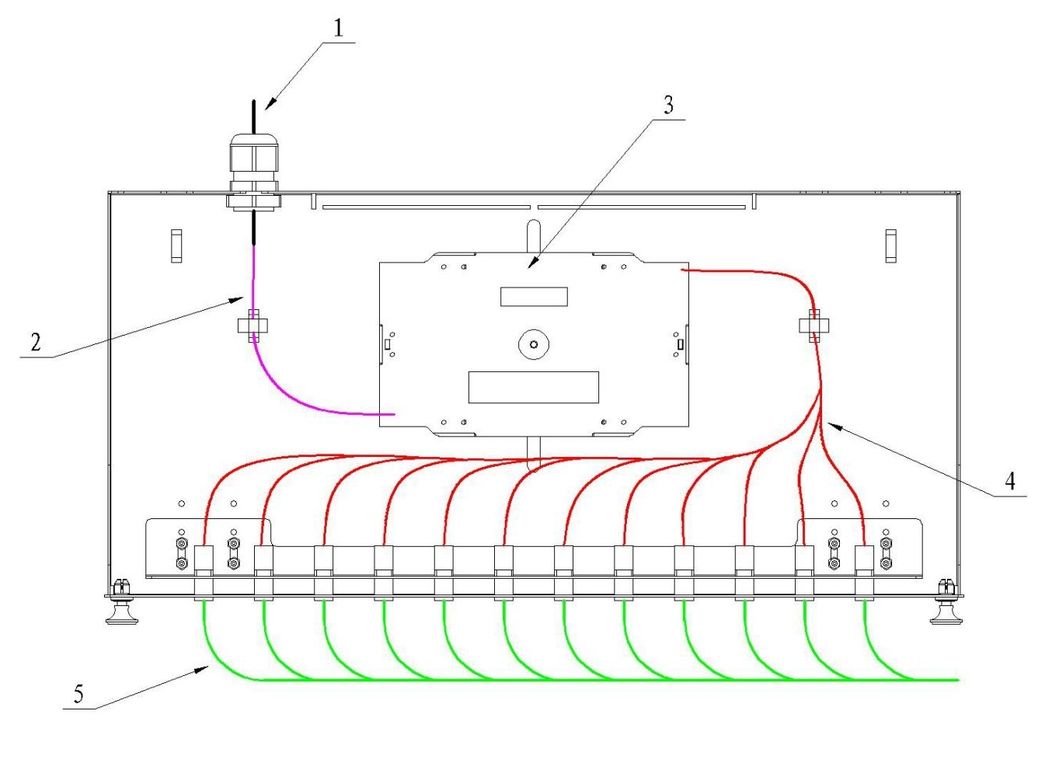 Factory Sales 12f 24f Sc/Upc Sc/APC Sliding Fiber Optic Patch Panel ODF-RS-205 FTTH