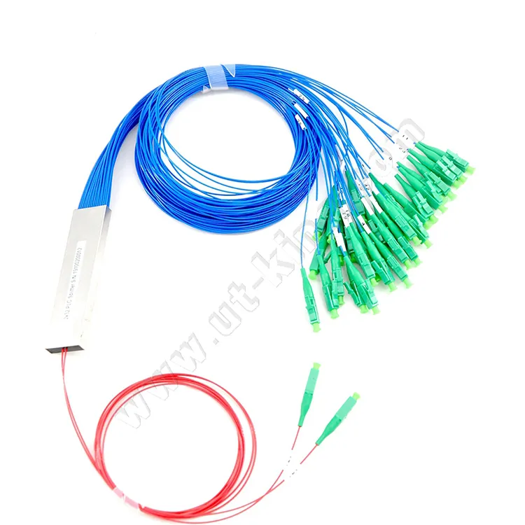 Fiber Optic Anatel Gpon Splitter FTTH 2X32 PLC Divisor Sc/APC Connector