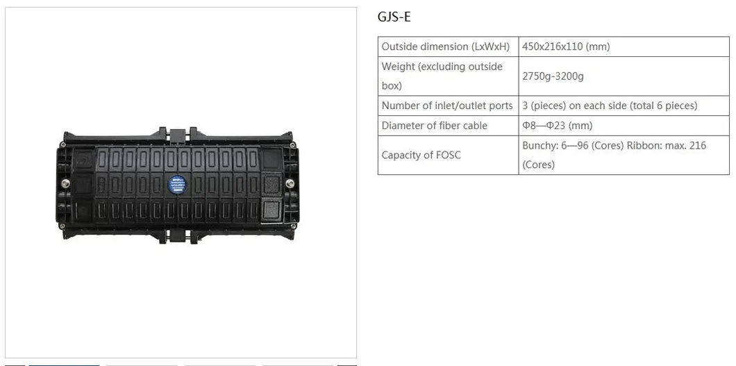 Fiber Optical Splicing Closure Gjs-a 98cores