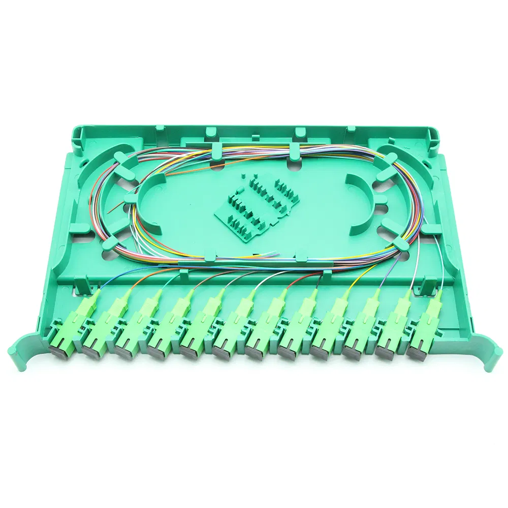 Fiber Splice Tray Optical Tray Modular 12f Splice and Storage Module Tray for Optical Distribution Frame ODF Panel/Unit