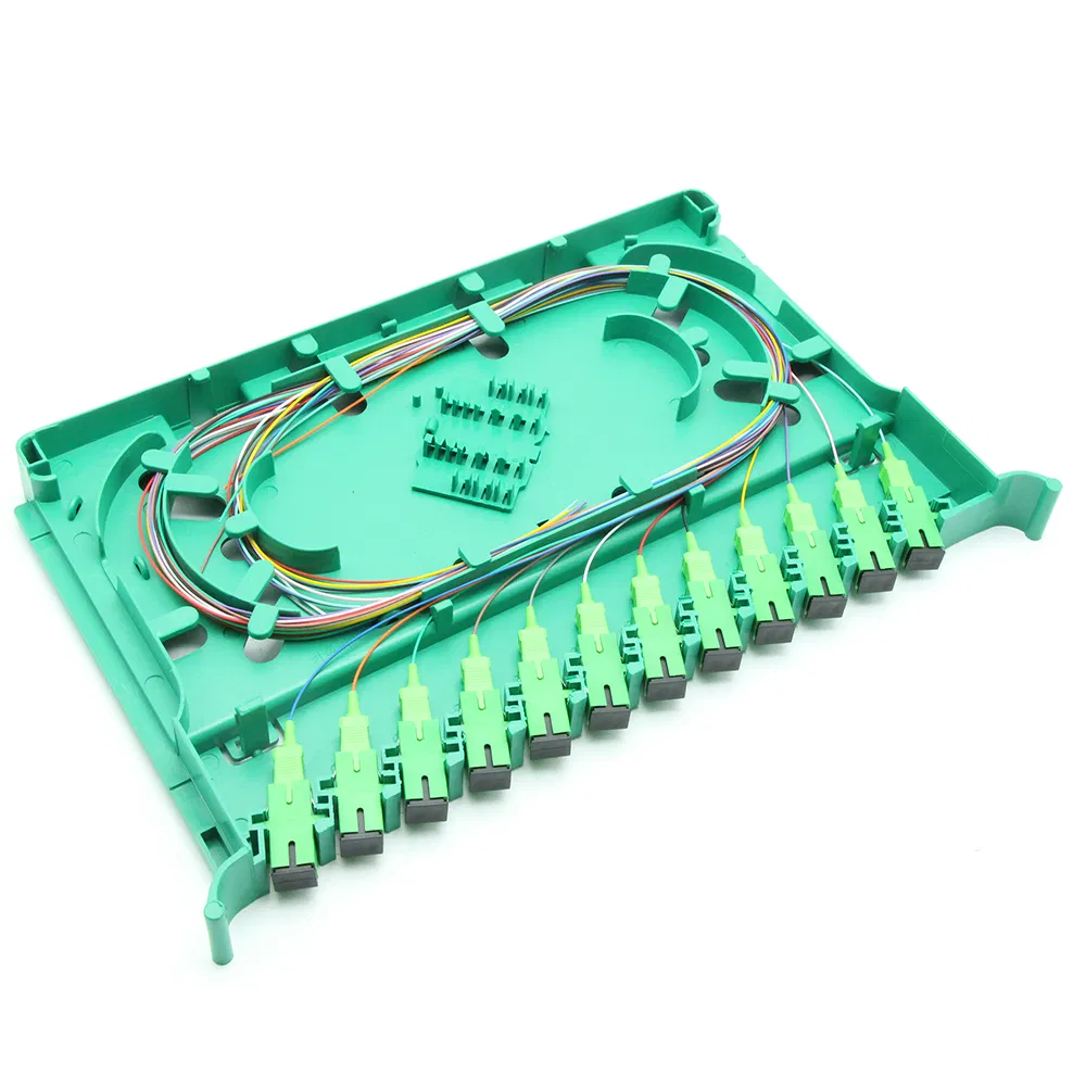 Fiber Splice Tray Optical Tray Modular 12f Splice and Storage Module Tray for Optical Distribution Frame ODF Panel/Unit