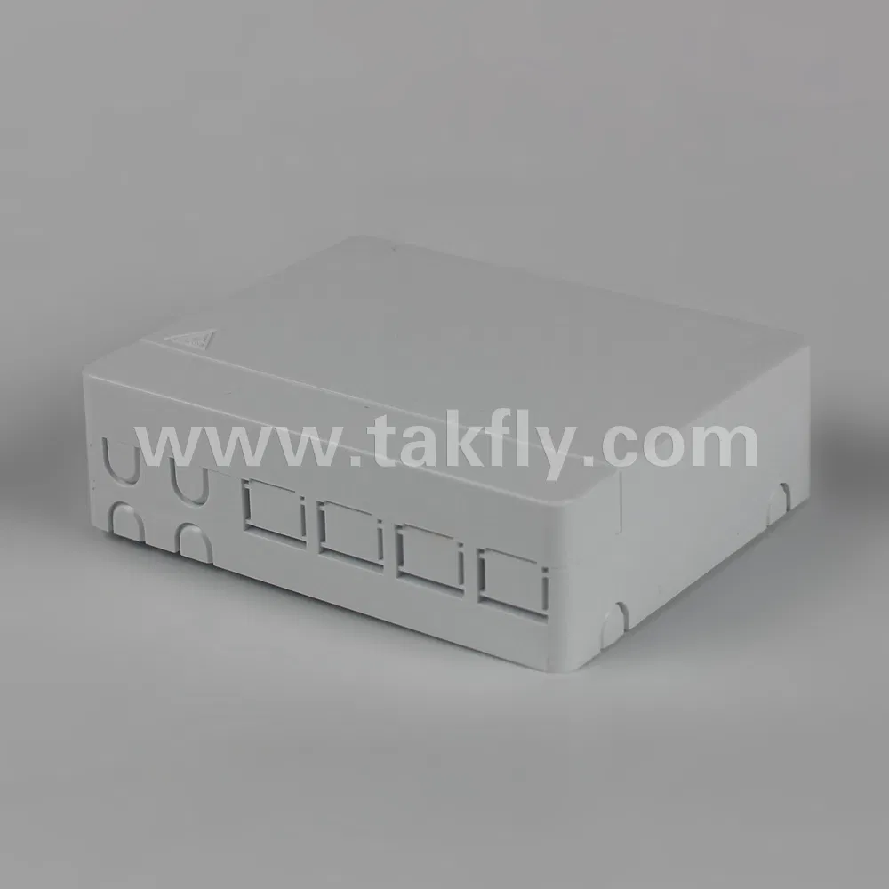 FTTH 4 Ports Wall Mount Optical Fiber Termination Box