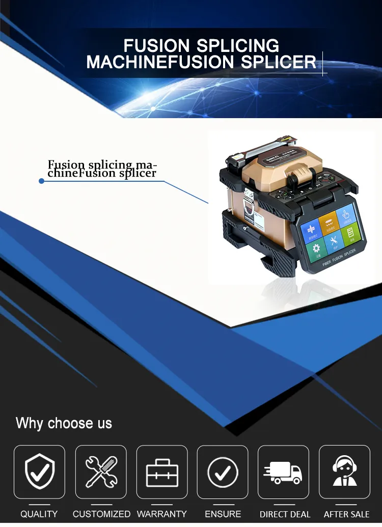 FTTH Signalfire Welding Splicing Machine Optical Fiber Fusion Splicer