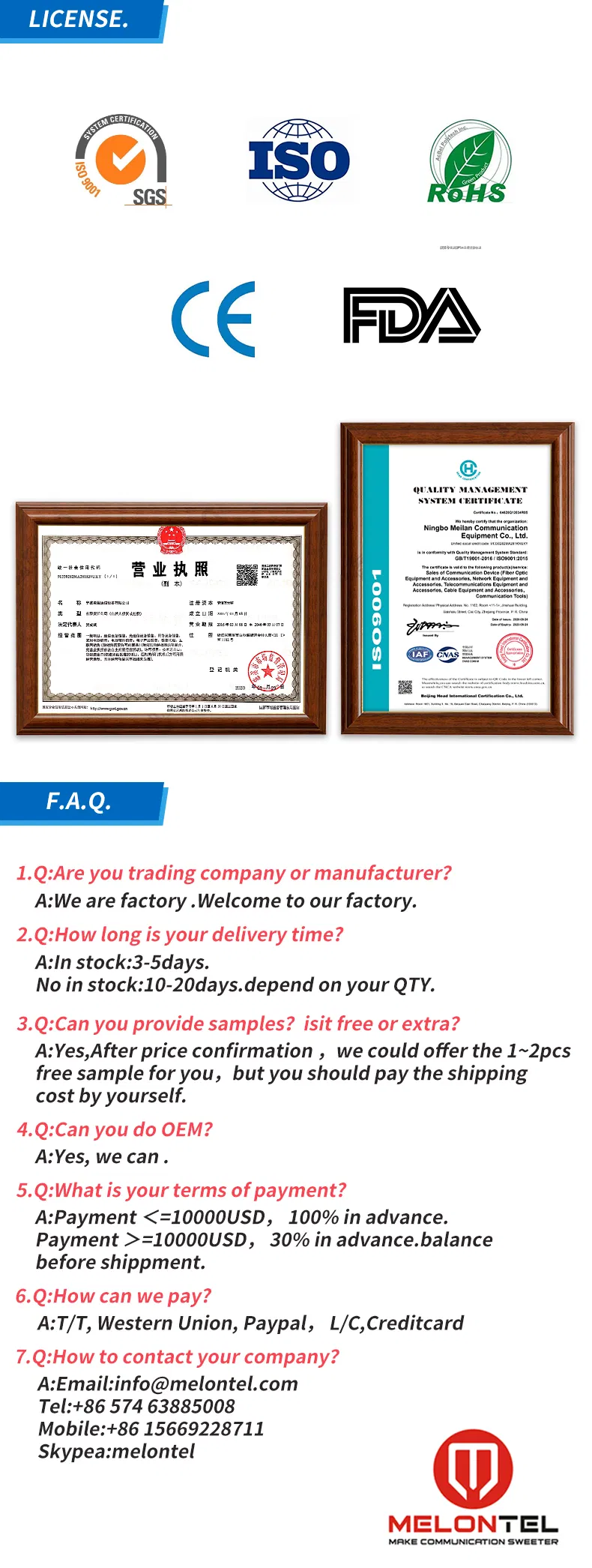 FTTX FTTH FC/Sc FC/St Recharge Handheld 850/980/1310/1300/1310/1490/1550/1625nm Fiber Laser Fiber Optic Power Meter