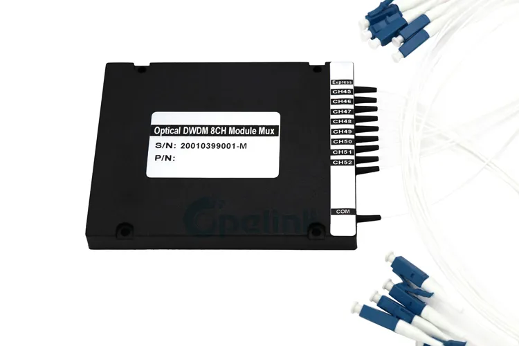 G652D, G657A1 LC/FC/Sc/St/Mu 2.0/3.0mm Opelink/OEM RoHS 100X80X10mm Optical DWDM with Low Price