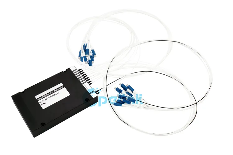 G652D, G657A1 LC/FC/Sc/St/Mu Opelink/OEM New RoHS 16+1CH Factory Mux /Demux Fiber Optic CWDM