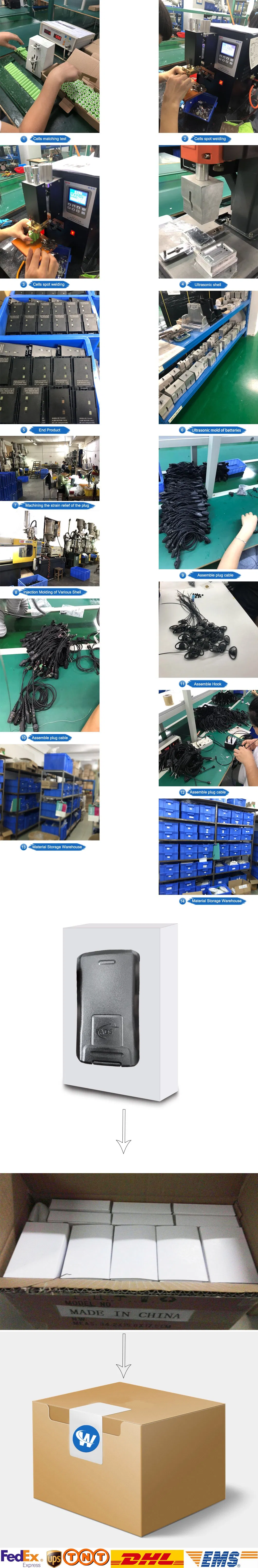 Handheld 12cm 350-370MHz Walky Talky Antenna for Kenwood Tk-388g Tk338 Two Way Radio