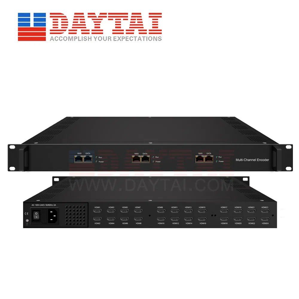 HD/SD Audio and Video Digital TV Broadcasting Encoder