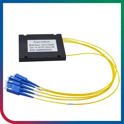 High Quality PLC Splitter 1X4/ABS Box PLC Splitter Fiber Optical