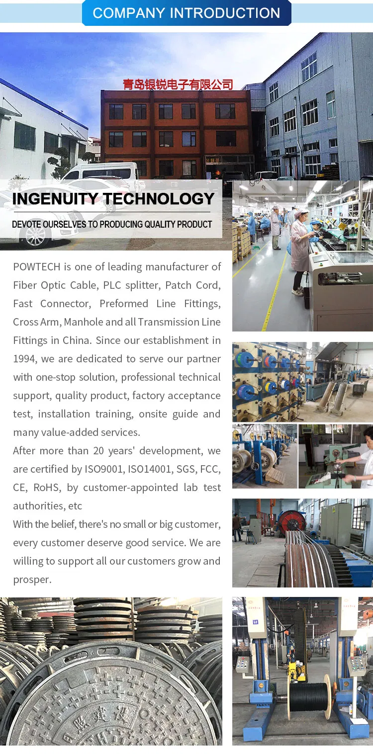 Hot Selling FTTH Galvanized Steel Telecom Drop Wire Clamp