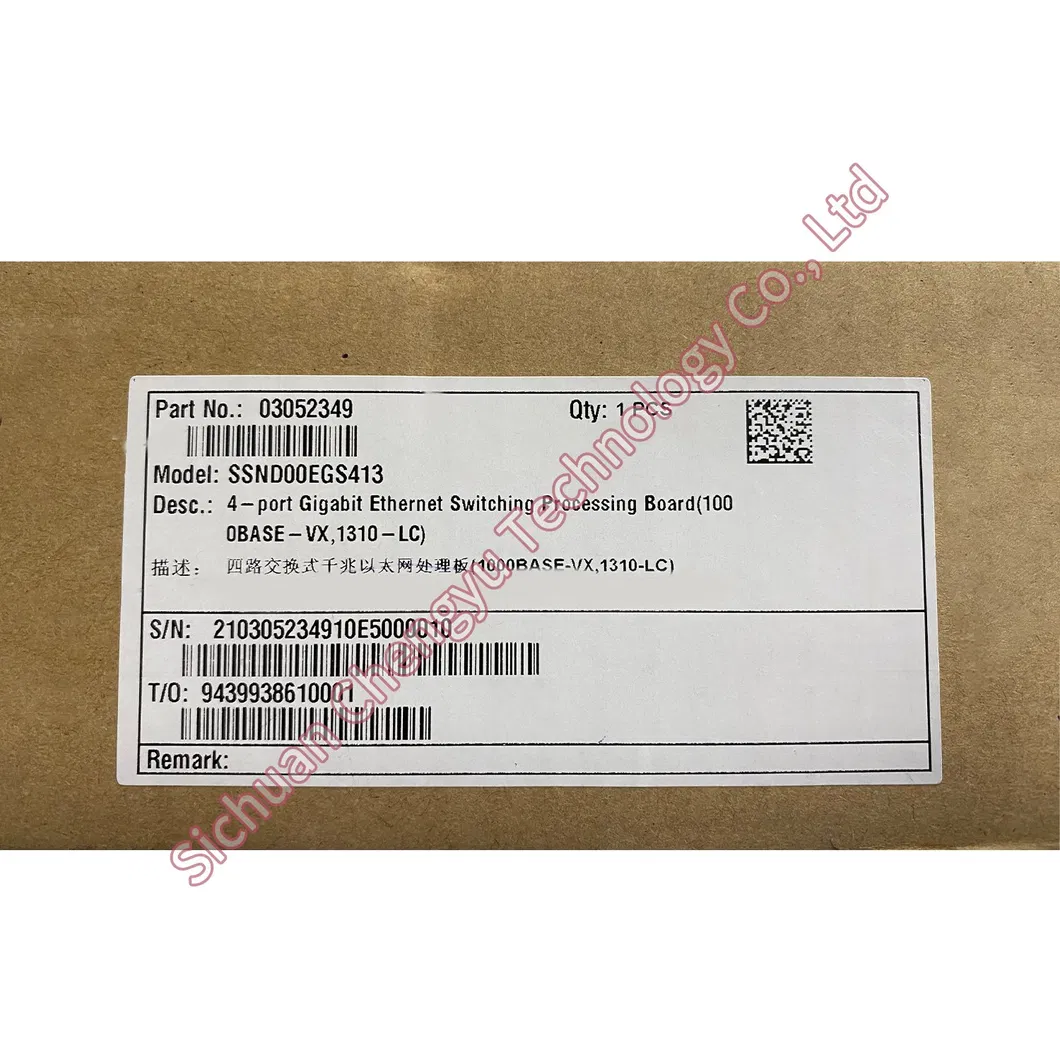 Huawei Agent 03052349 Ssnd00egs413 for Optix Osn1500b Osn2500 Osn3500 Osn7500