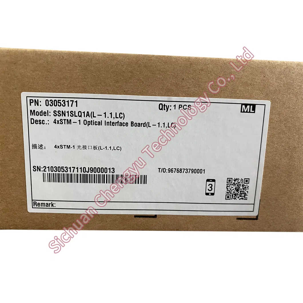 Huawei Ssn1slq1a S-1.1 L-1.1 L-1.2 4xstm-1 Optical Interface Board for Osn1500 Osn2500 Osn3500