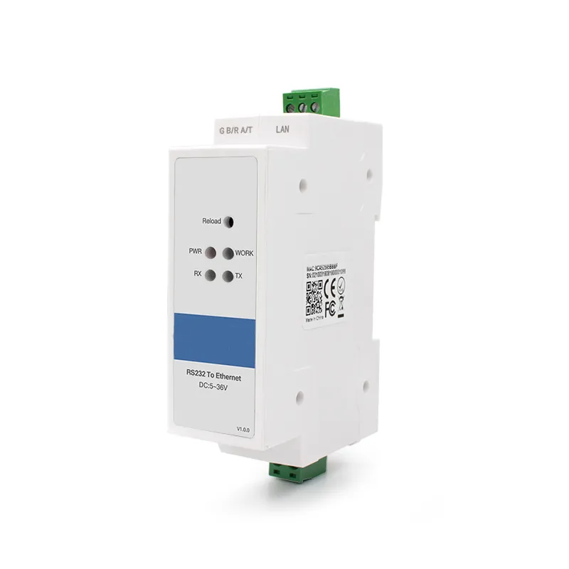 Industrial DIN Rail RS232 to Ethernet Converters St-TCP-Dr311