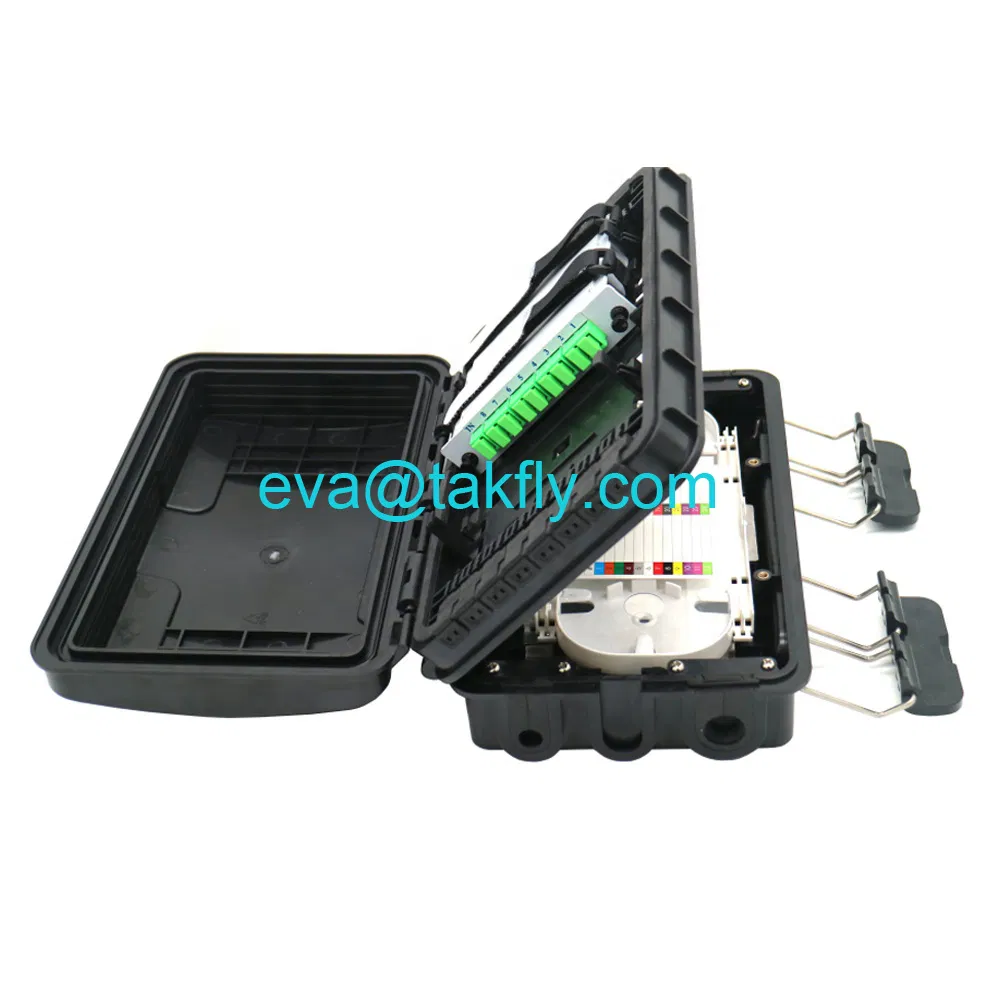 Inline Fiber Distribution Box 8 Port Aerial Fiber Splice Closure