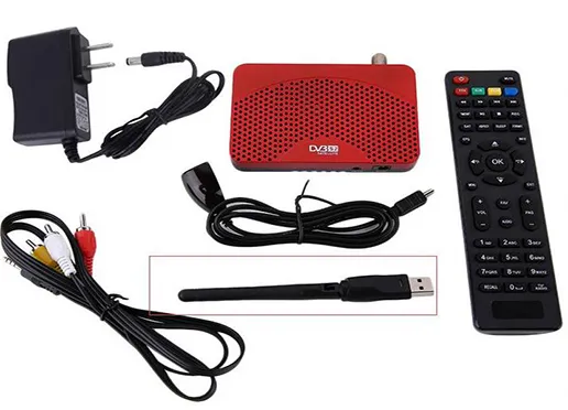 Junuo Best DVB-S2 Receptor Satellite Decoder USB WiFi HD 1080P Support