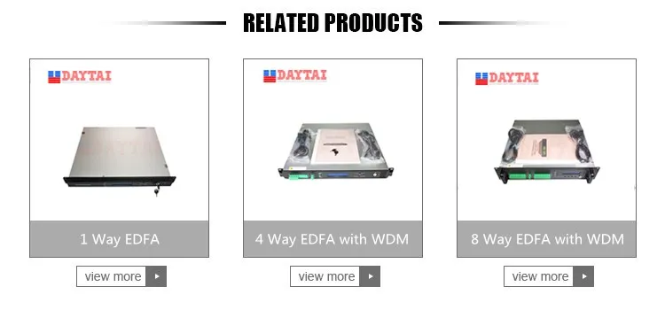 Low Noise High Output 1550nm CATV Optical Amplifier EDFA