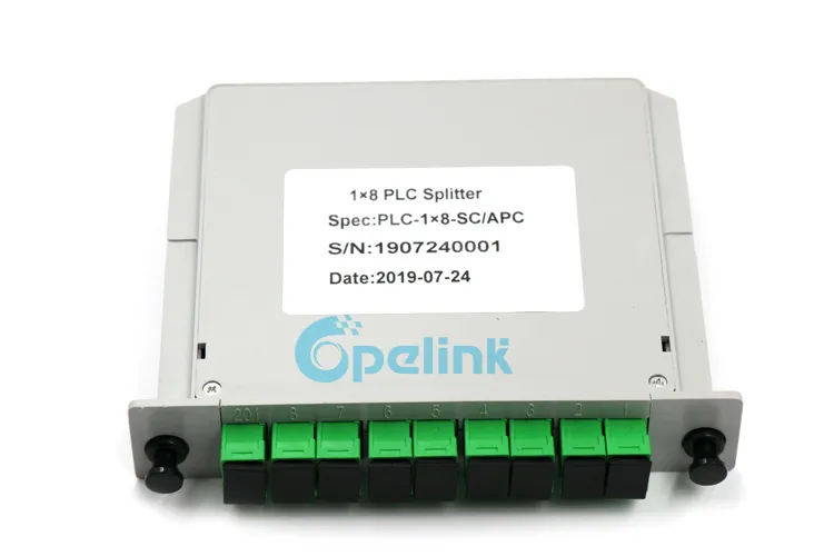 Low Price Opelink/OEM Fiber Optical PLC Splitter From 1260 to 1650nm 0.5-2m
