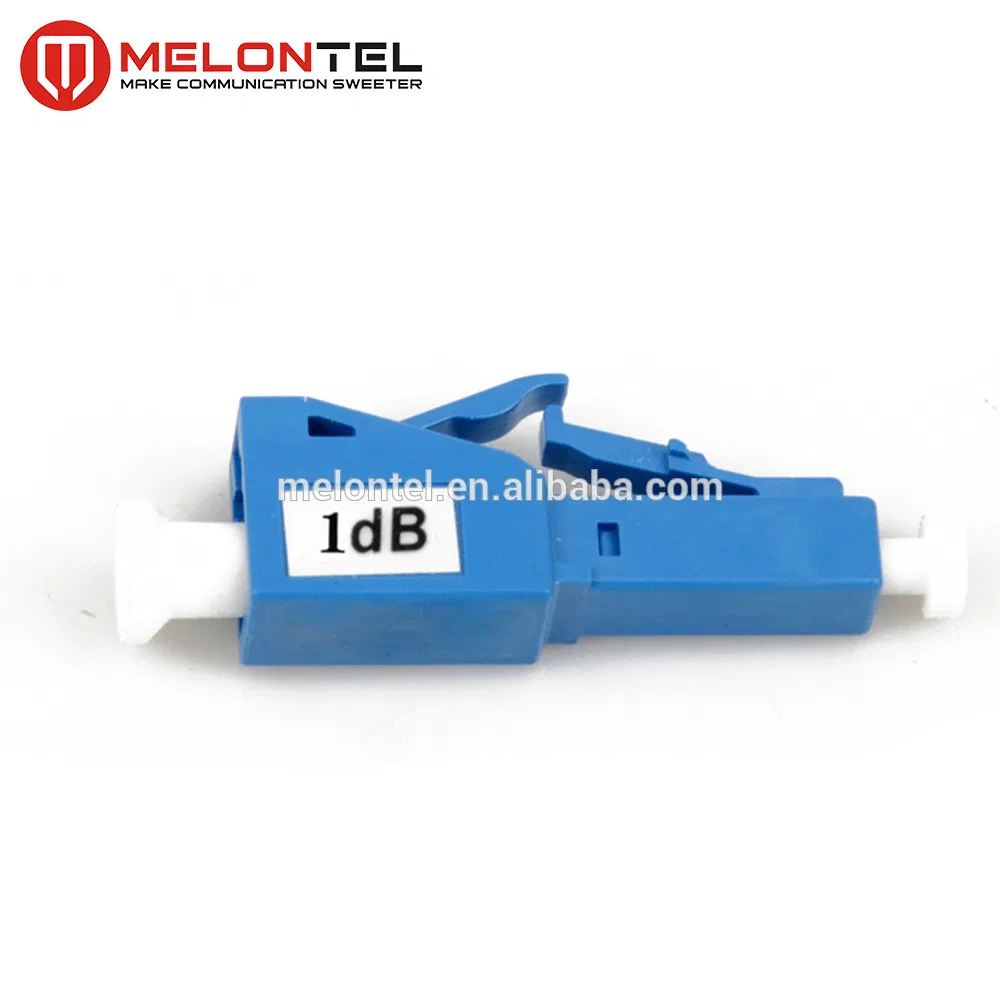 Mt-1033 Blue LC Type Attenuator 1dB 5dB 15dB Male Female Simplex Sm Fixed Fiber Optic Attenuator