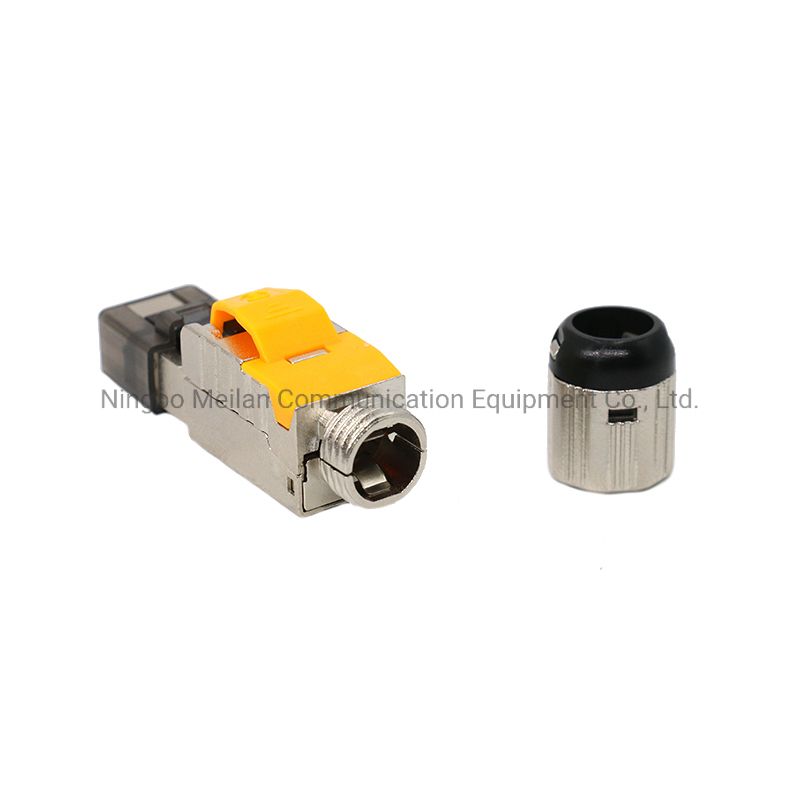 Network Module CAT6A STP RJ45 Modular Plug Toolless Type 8p8c