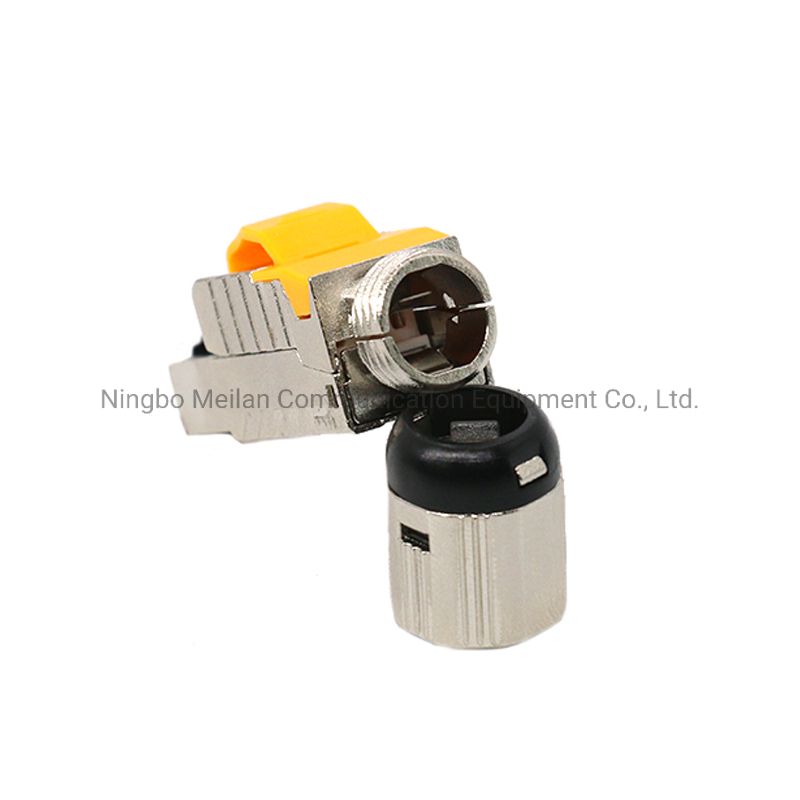 Network Module CAT6A STP RJ45 Modular Plug Toolless Type 8p8c