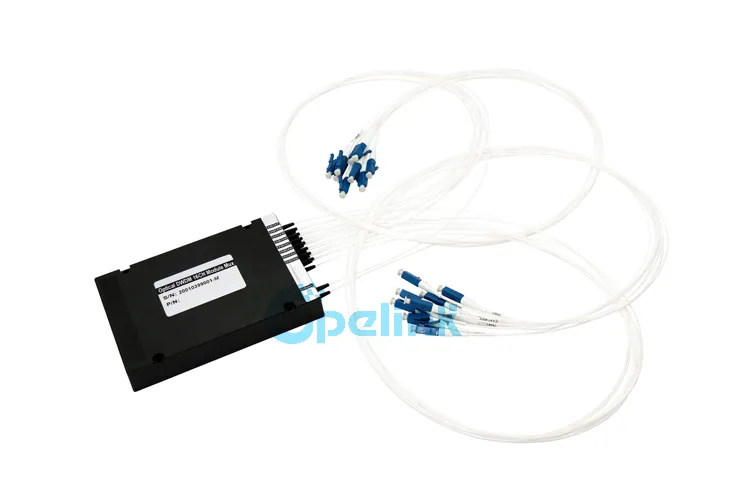 Opelink/OEM High Quality 16+1CH 100g Mux /Demux LC/FC/Sc/St/Mu 2.0/3.0mm RoHS Fiber Optic DWDM