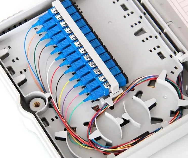 Otb-P028 Ready for Adapter Splitter Sfiber Optic Splice Junction Termination Box with Dust Cover Nap Optical Distribution Box