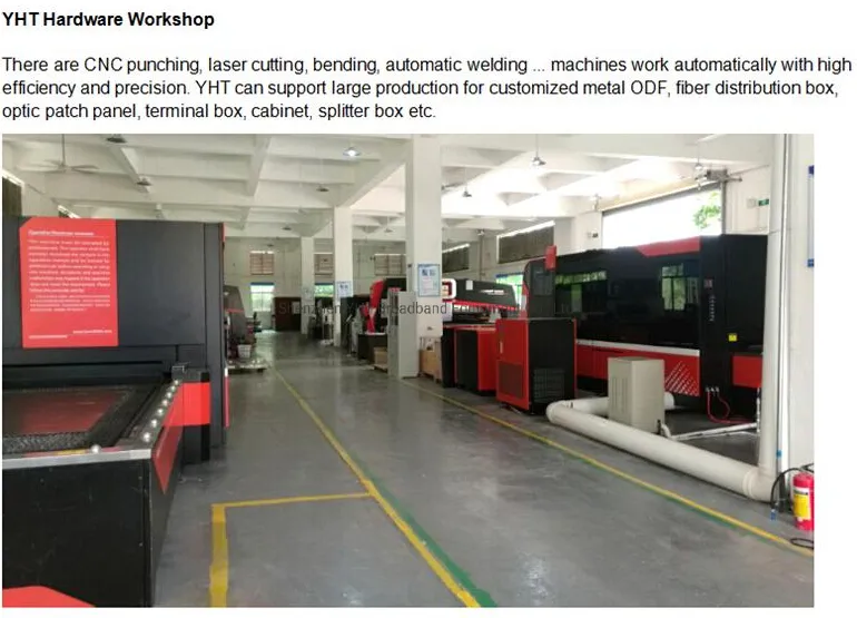 Outdoor Wall Mounted 24cores Plastic Fiber Optic FTTH Distribution Box