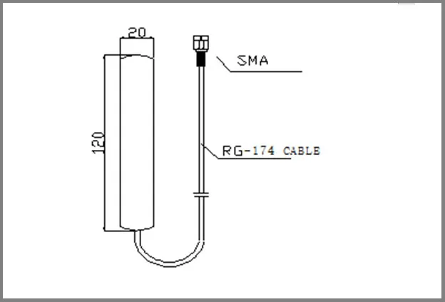 Quad Band 900 1800MHz GSM 3G WiFi Patch External Antenna GSM Antenna