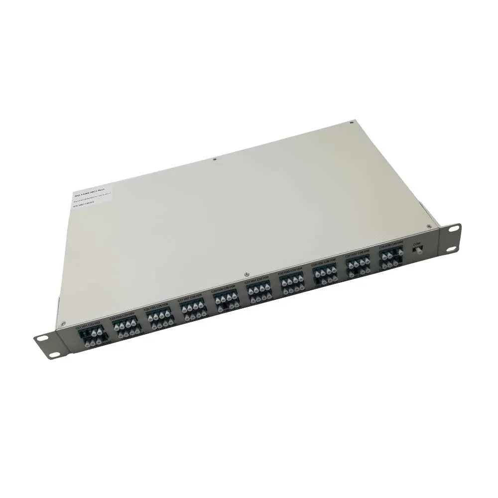 Rack Chassic C-Band 50g 80CH Single Fiber DWDM Aawg Mux