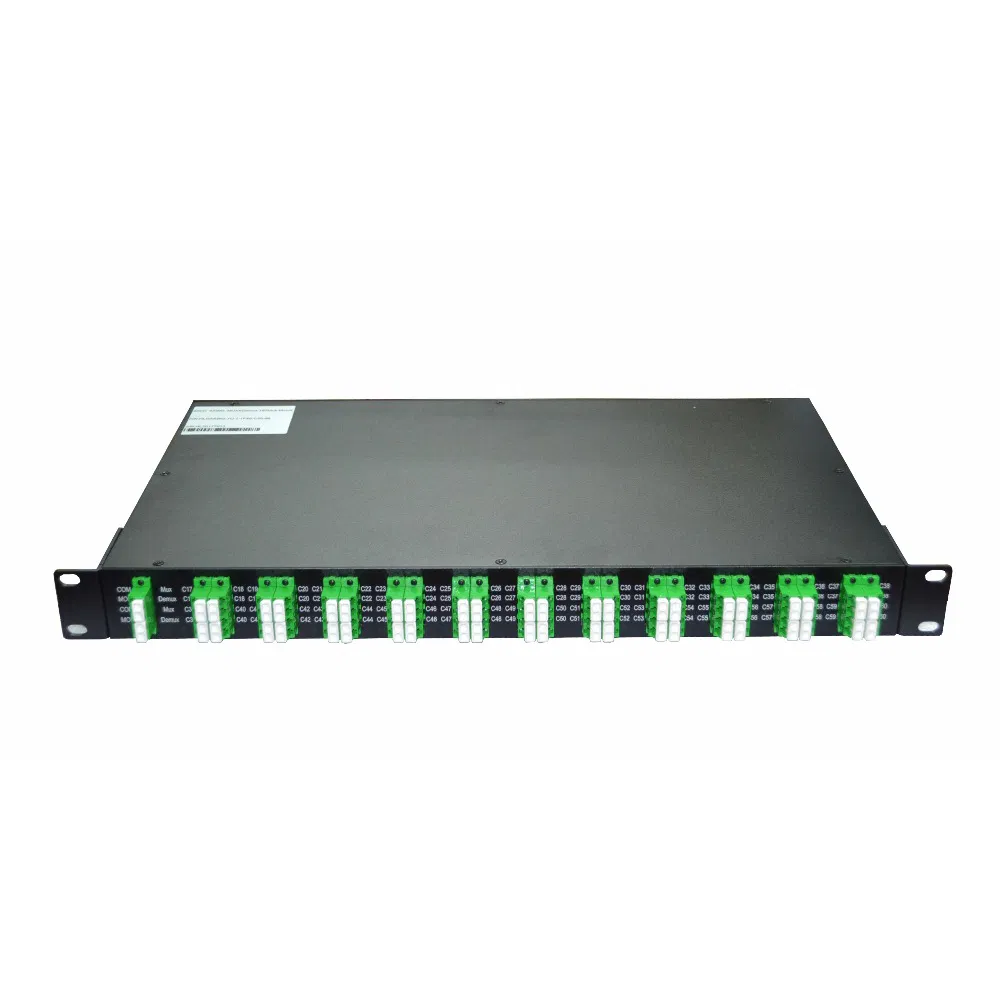 Rack Chassic C-Band 50g 80CH Single Fiber DWDM Aawg Mux