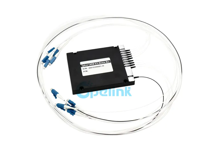 RoHS / Demux Module 8+1CH G657A1 Manufacture Mux /Demux Fiber Optic CWDM