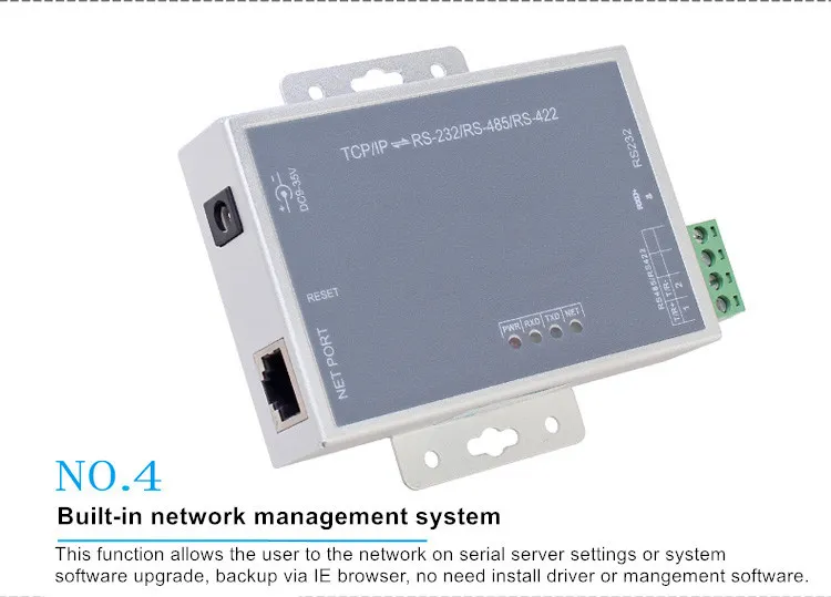 RS232 to WiFi Converter Ethernet RJ45 to RS232 & RS485 WiFi Serial Device Server Converter Module Support TCP/UDP/IP P2p