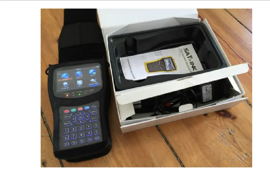 Satlink Ws-6979 Se Mesureur De Champ DVB-S/S2 + Spectre DVB-T2 +Spectre HD MPEG4