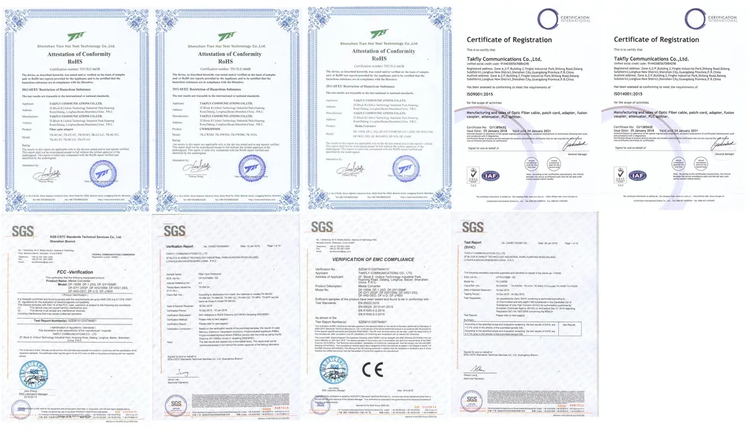 Sc/APC Male to Female Type Fiber Optic Attenuator