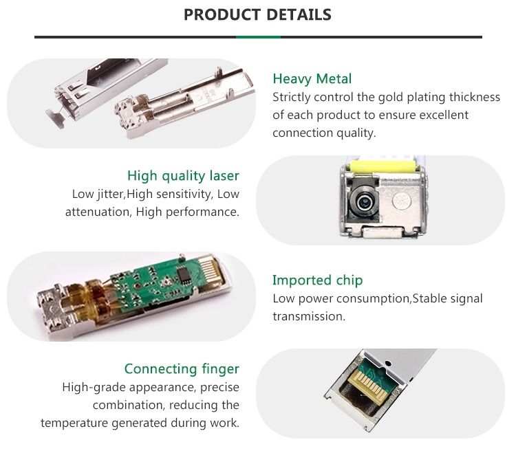 SFP 1.25g LC Connector Simplex 1310/1490nm 20km SFP Module