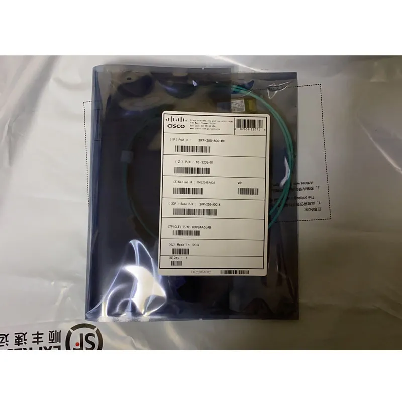 SFP-25g-Aoc1m New and Original Cisco Optical Cable SFP 25 Aoc Cable