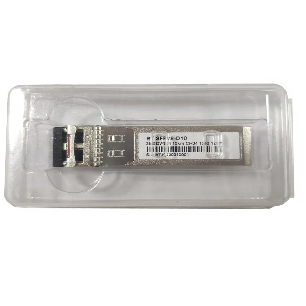 SFP28 25g DWDM SFP 10km CH34 1550.12nm Optical Transceiver Module