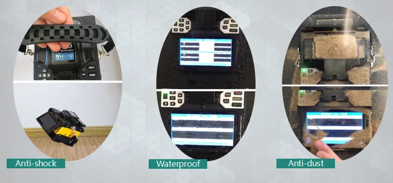 Shinho S-16 Core Alignment Fusion Splicer for Naked Fiber, Rubber Insulated Cables, 64 Cores Cable