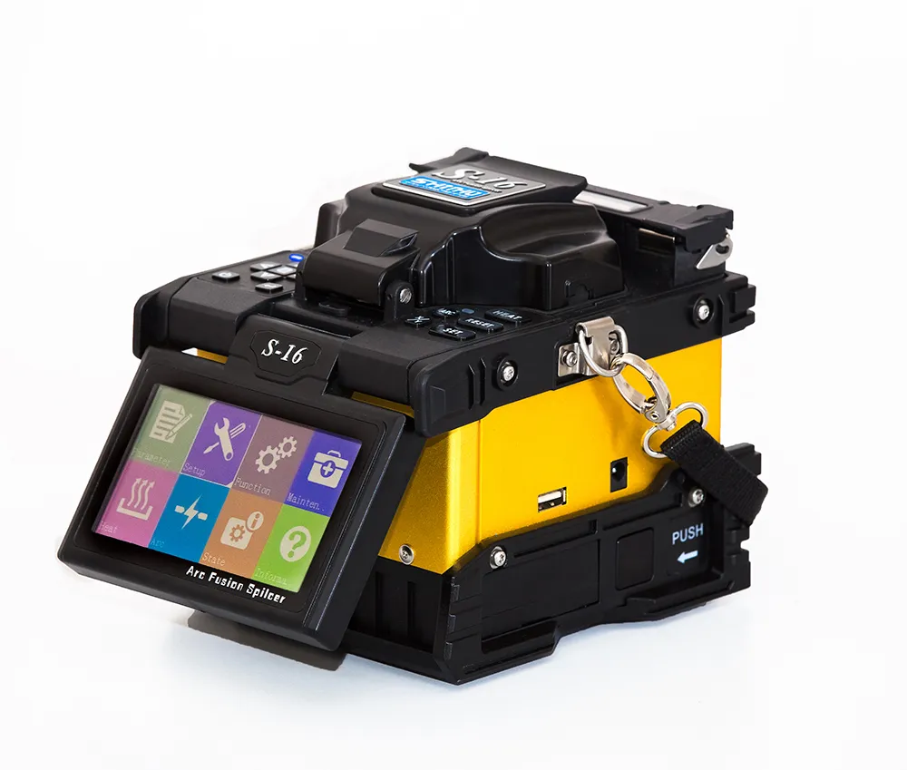 Shinho S-16 Core Alignment Fusion Splicer for Naked Fiber, Rubber Insulated Cables, 64 Cores Cable