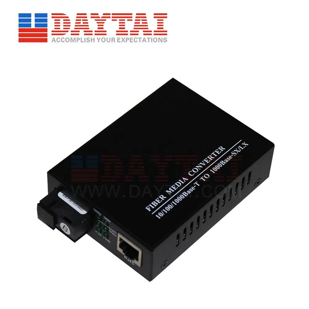 Single Mode Single Fiber 1000Mbps Media Converter for 60km Distance