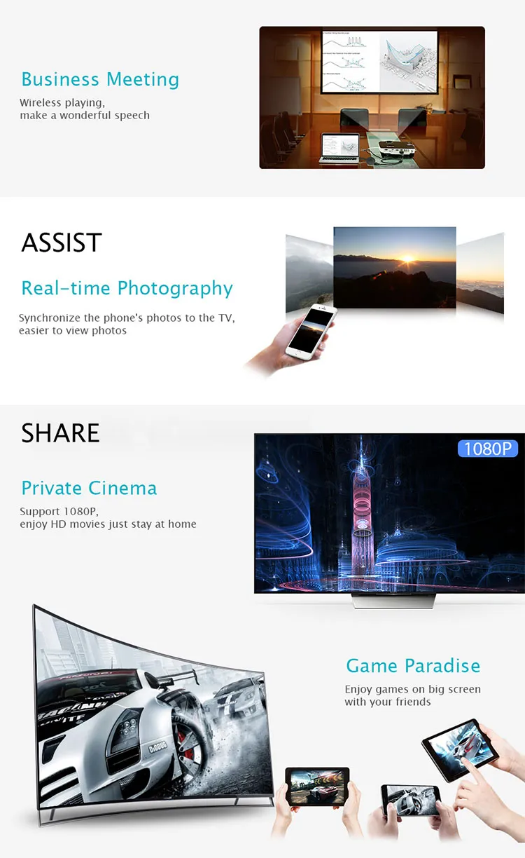 Superior Quality Easy and Simple to Handle Q1 Ezcast Dongle 4K HD Adapter Monitor