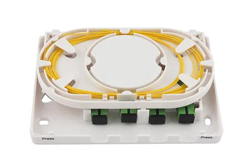 Wall Mounted Sc Upc APC Fiber Optic Terminal Box with ABS PC Material FTTH