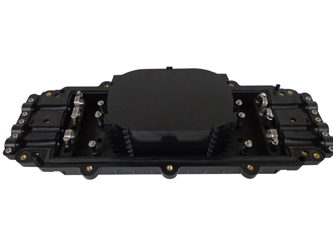 Waterproof 3in 3out Horizontal Fiber Optic Splice Closure Max 144cores