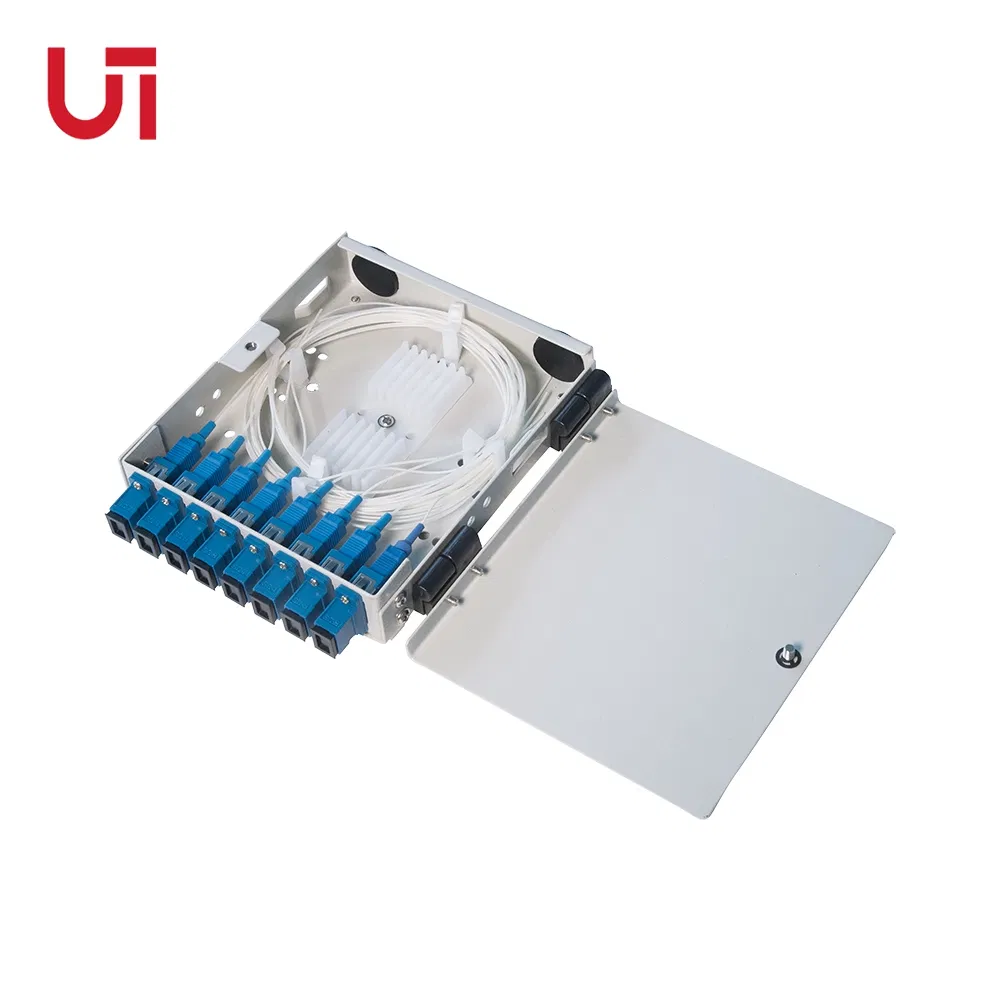 Wholesales FTTH 4 Cores Fiber Distribution Box Cable Port 2 in/8 out Ftb208b
