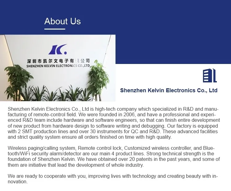 Wireless Universal Remote Control RF Receiver Kl-Cwxm04